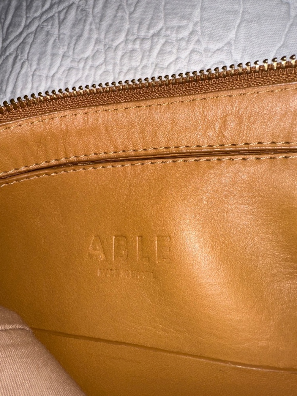 Leather Bucket Bag